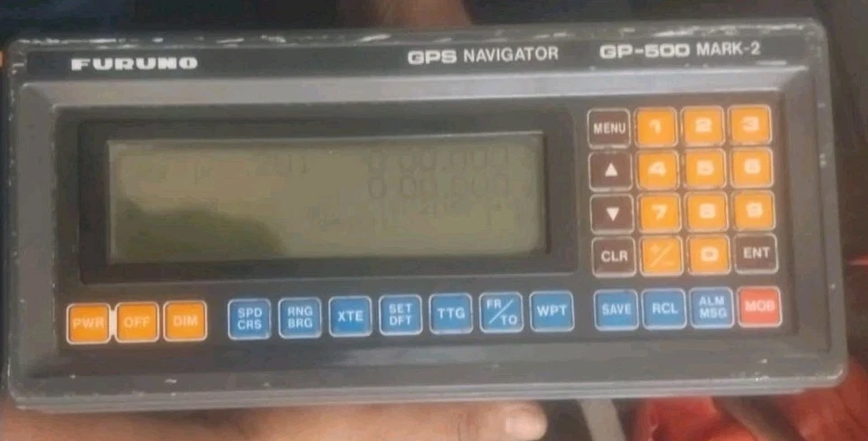 FURUNO GP-500 MARK-2 GPR-016 MARINE GPS NAVIGATOR PANEL DISPLAY UNIT